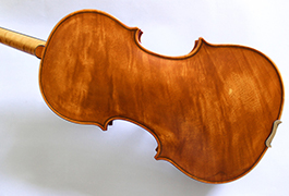 Vzorec lesa - Vzorec lesa daje violini unikatnost, izdelovalcu pa možnost izboljšave vizualnih lastnosti instrumenta